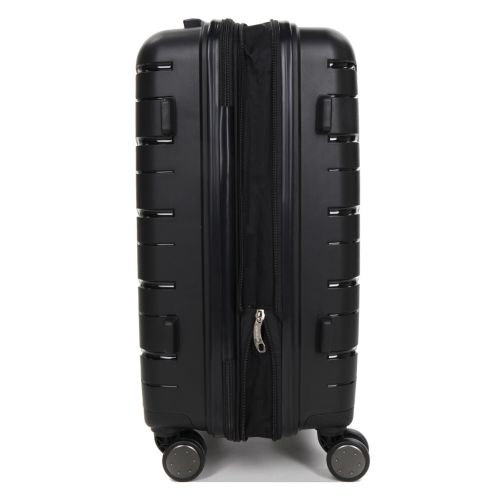 Чемодан маленький S полипропилен  Worldline Airtex 282 46л 54×36×23см Черный