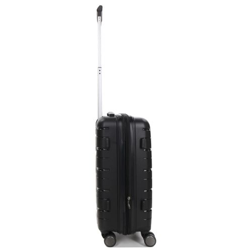 Чемодан маленький S полипропилен  Worldline Airtex 282 46л 54×36×23см Черный