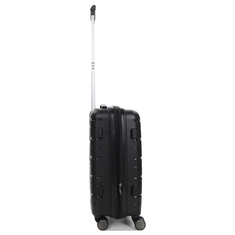 Чемодан маленький S полипропилен  Worldline Airtex 282 46л 54×36×23см Черный