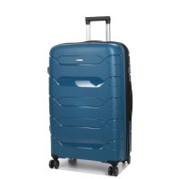 Чемодан большой L полипропилен  Worldline Airteх 282 109л 74×47×30см Синий