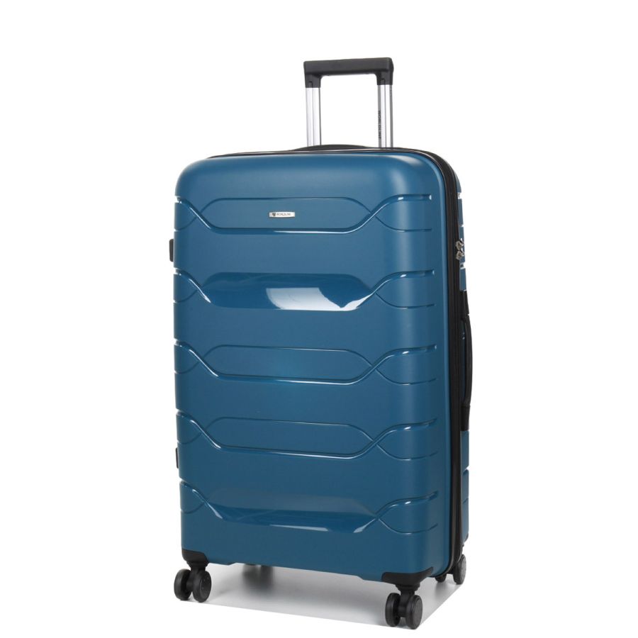 Чемодан большой L полипропилен  Worldline Airtex 282 109л 74×47×30см Синий