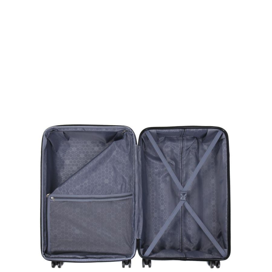 Чемодан большой L полипропилен  Worldline Airtex 282 109л 74×47×30см Синий
