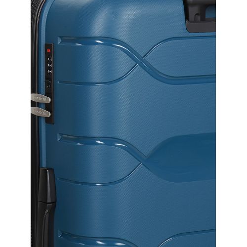 Чемодан большой L полипропилен  Worldline Airtex 282 109л 74×47×30см Синий