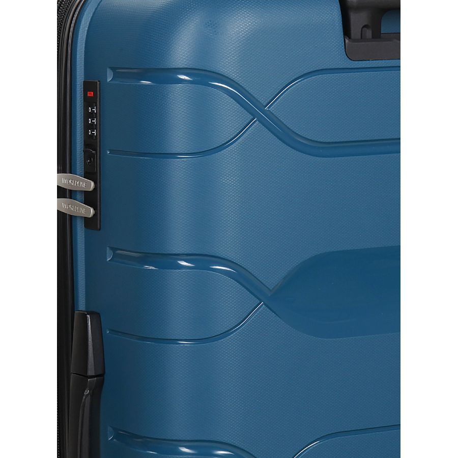 Чемодан большой L полипропилен  Worldline Airtex 282 109л 74×47×30см Синий