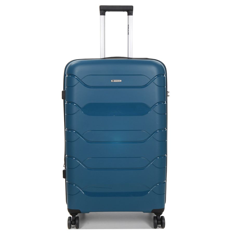 Чемодан большой L полипропилен  Worldline Airtex 282 109л 74×47×30см Синий