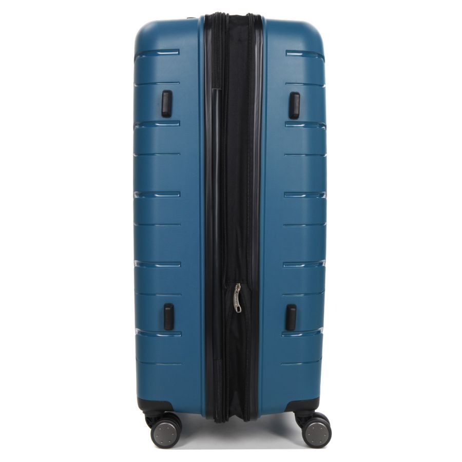 Чемодан большой L полипропилен  Worldline Airtex 282 109л 74×47×30см Синий