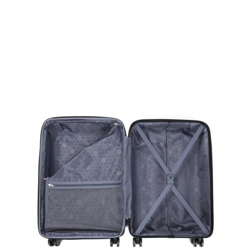Чемодан средний M полипропилен  Worldline Airtex 282 74л 64×41×26см Синий