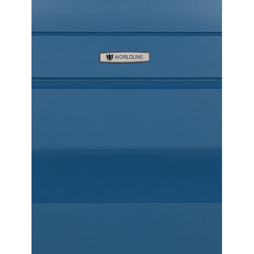Чемодан средний M полипропилен  Worldline Airtex 282 74л 64×41×26см Синий