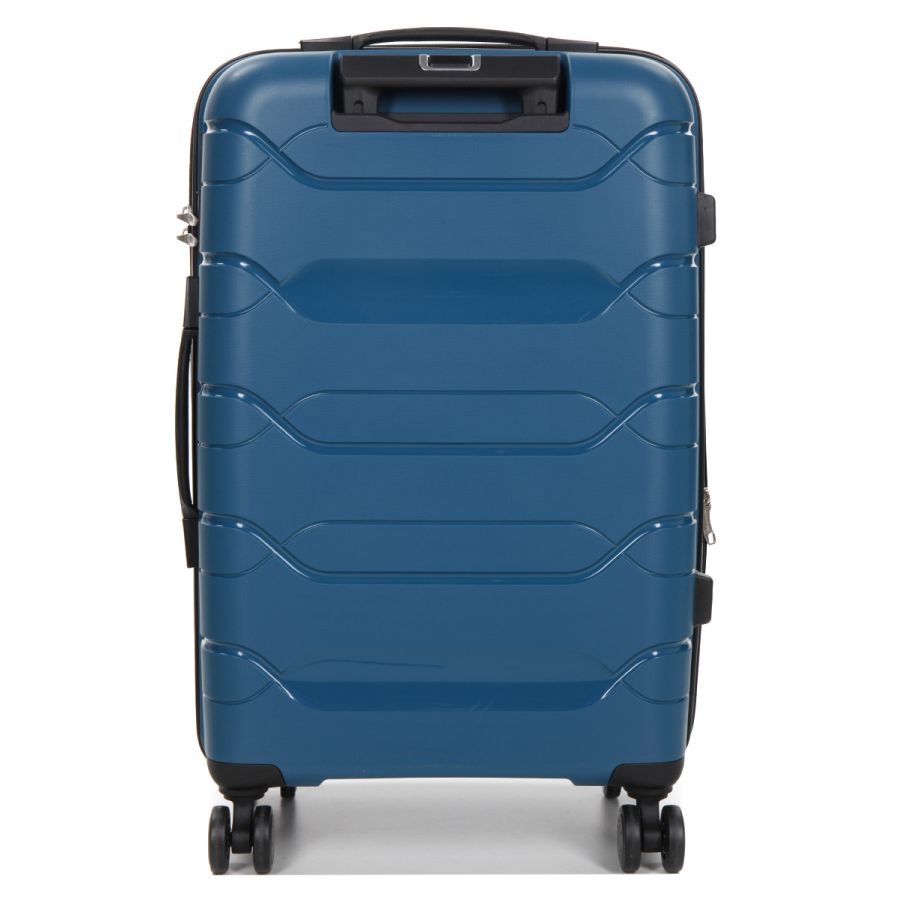 Чемодан средний M полипропилен  Worldline Airtex 282 74л 64×41×26см Синий