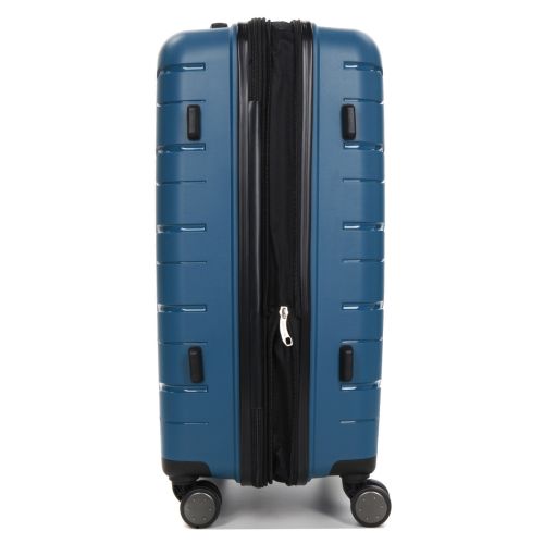 Чемодан средний M полипропилен  Worldline Airtex 282 74л 64×41×26см Синий