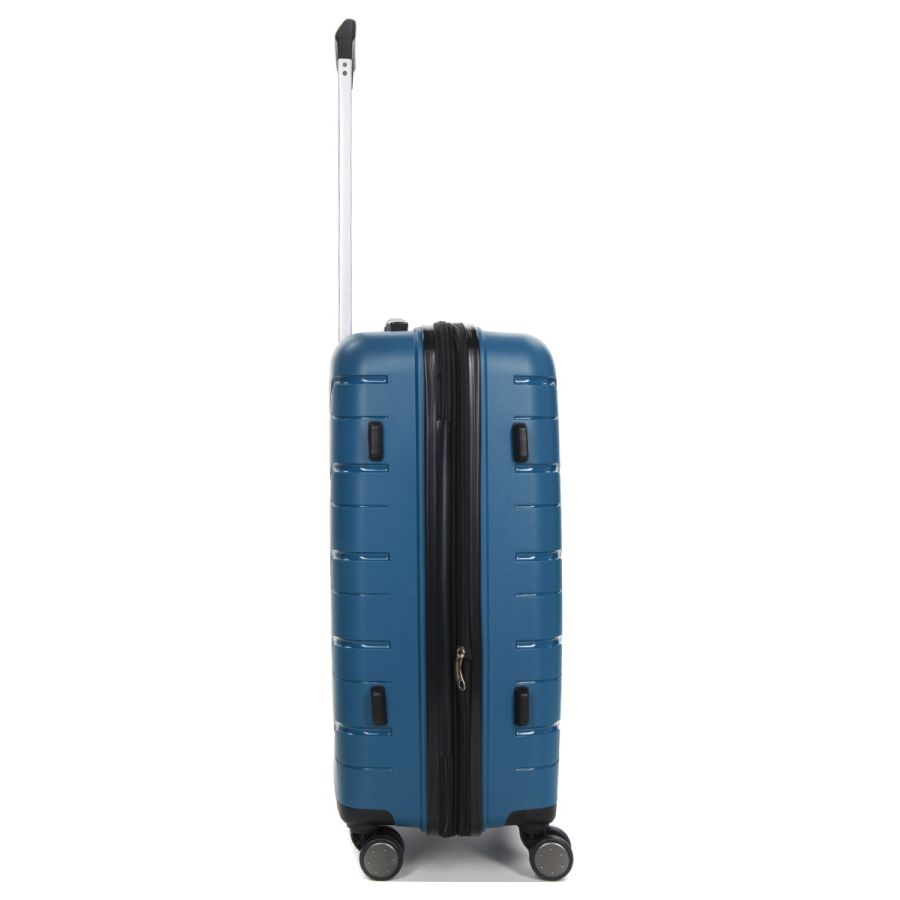 Чемодан средний M полипропилен  Worldline Airtex 282 74л 64×41×26см Синий