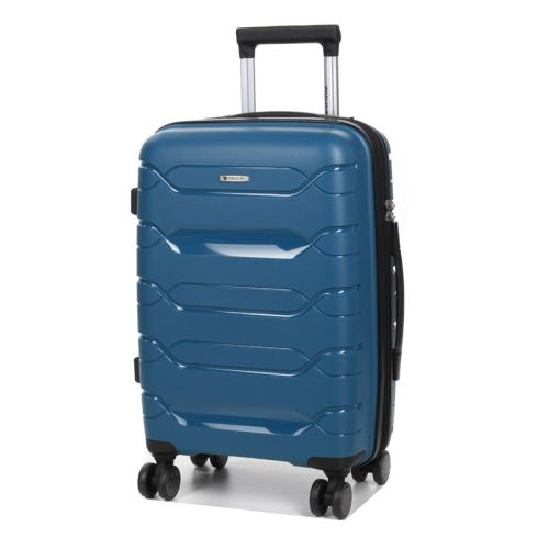 Чемодан маленький S полипропилен Worldline Airtex 282 46л 54×36×23см Синий