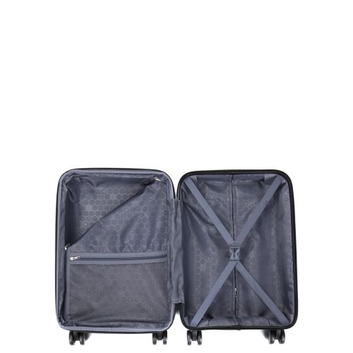 Чемодан маленький S полипропилен Worldline Airtex 282 46л 54×36×23см Синий