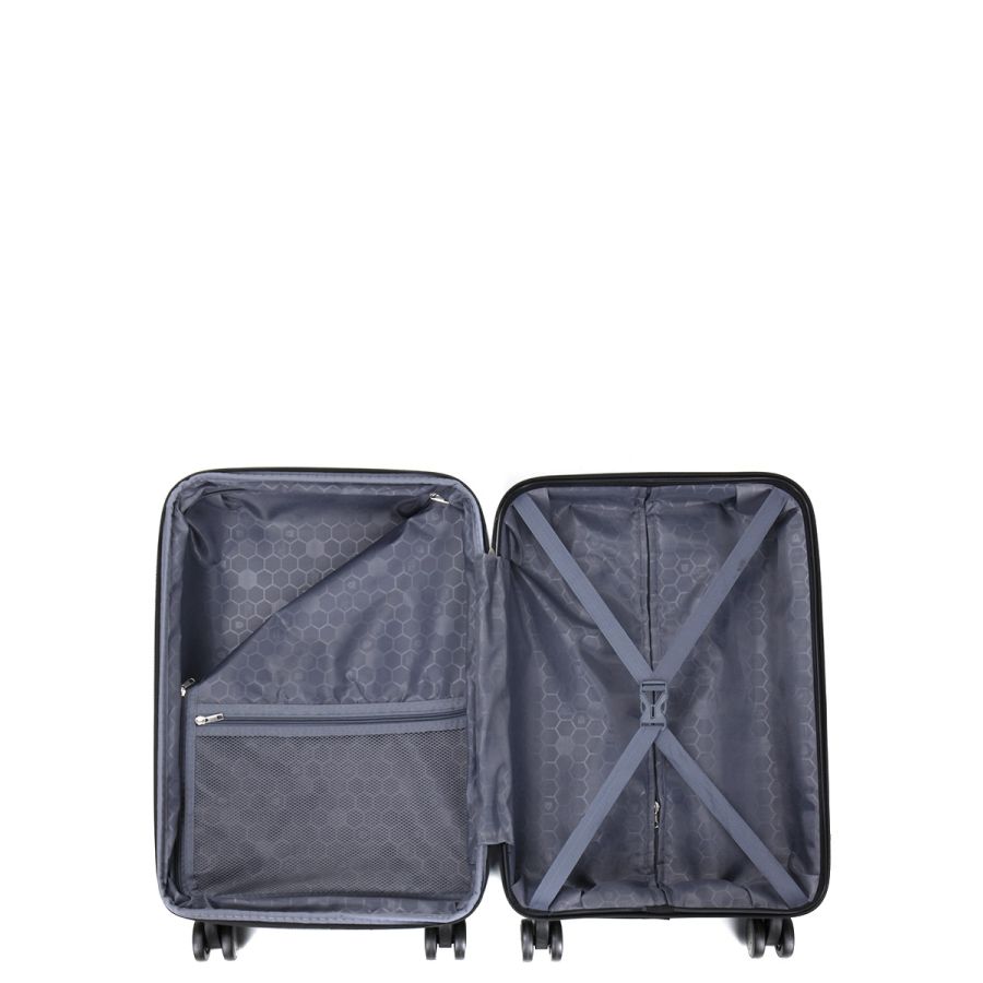 Чемодан маленький S полипропилен Worldline Airtex 282 46л 54×36×23см Синий