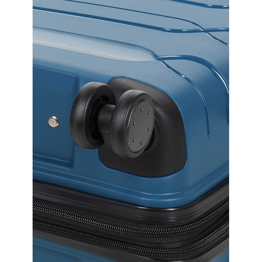 Чемодан маленький S полипропилен Worldline Airtex 282 46л 54×36×23см Синий