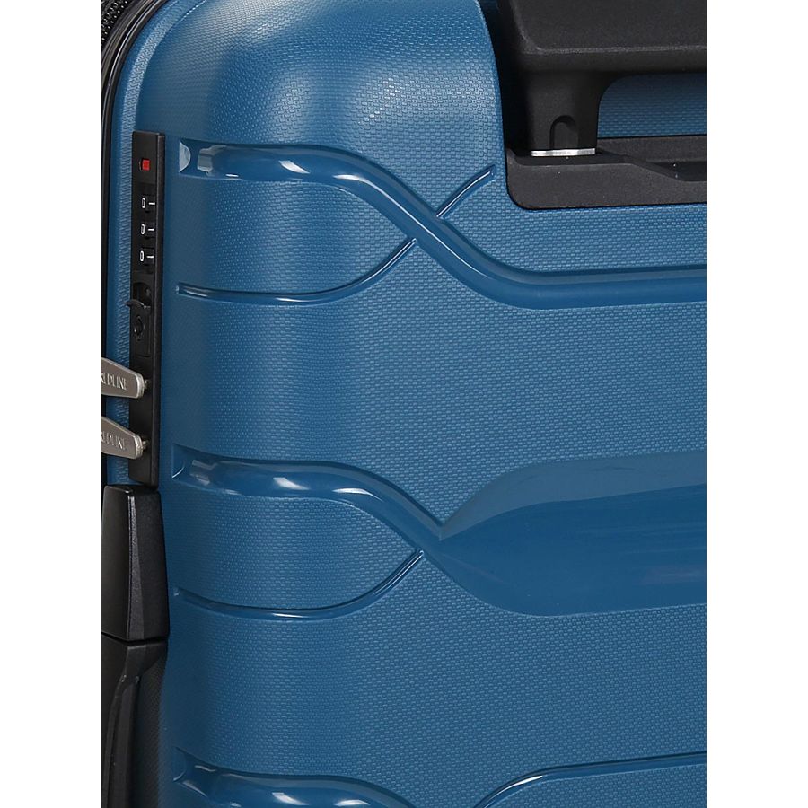 Чемодан маленький S полипропилен Worldline Airtex 282 46л 54×36×23см Синий