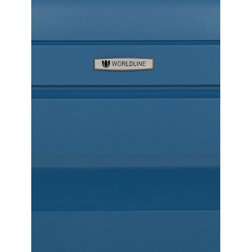 Чемодан маленький S полипропилен Worldline Airtex 282 46л 54×36×23см Синий