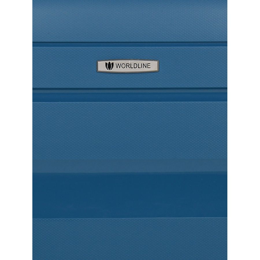 Чемодан маленький S полипропилен Worldline Airtex 282 46л 54×36×23см Синий