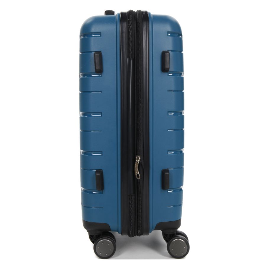 Чемодан маленький S полипропилен Worldline Airtex 282 46л 54×36×23см Синий