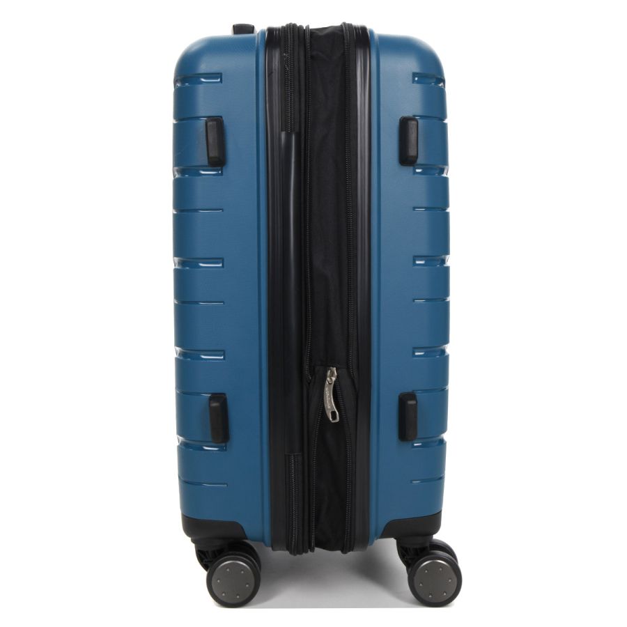 Чемодан маленький S полипропилен Worldline Airtex 282 46л 54×36×23см Синий