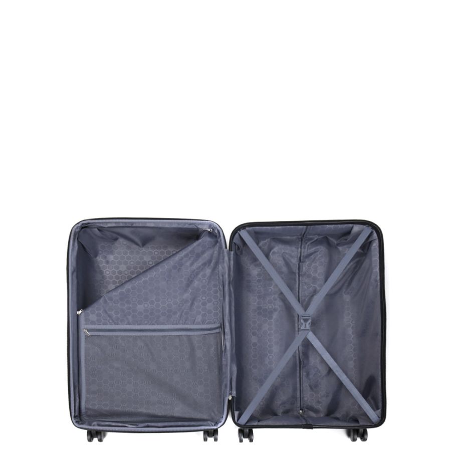 Чемодан большой L полипропилен Worldline Airtex 282 109л 74×47×30см Розовое золото