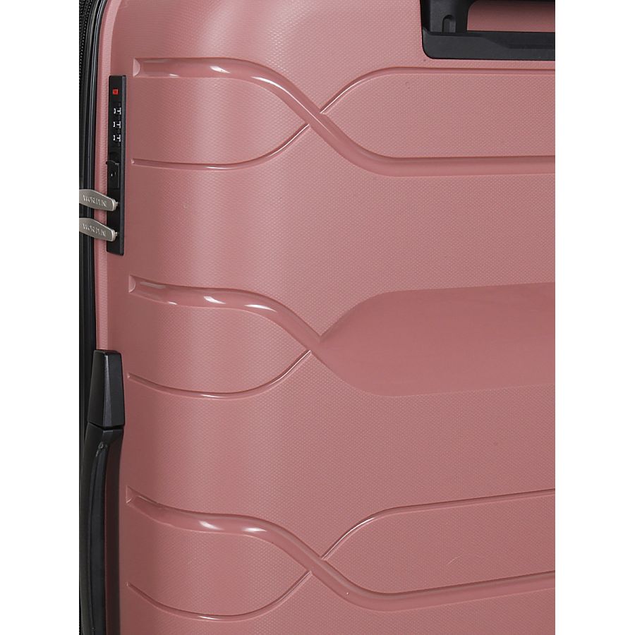 Чемодан большой L полипропилен Worldline Airtex 282 109л 74×47×30см Розовое золото