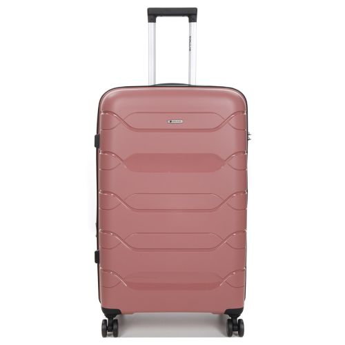 Чемодан большой L полипропилен Worldline Airtex 282 109л 74×47×30см Розовое золото