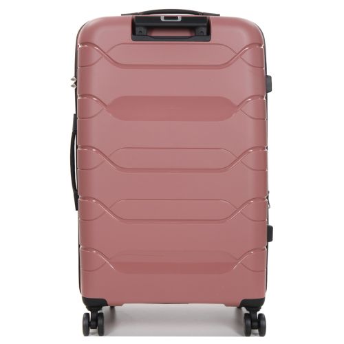 Чемодан большой L полипропилен Worldline Airtex 282 109л 74×47×30см Розовое золото