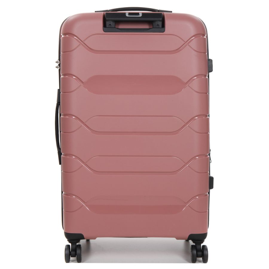 Чемодан большой L полипропилен Worldline Airtex 282 109л 74×47×30см Розовое золото