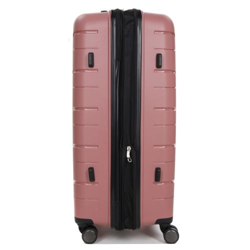 Чемодан большой L полипропилен Worldline Airtex 282 109л 74×47×30см Розовое золото