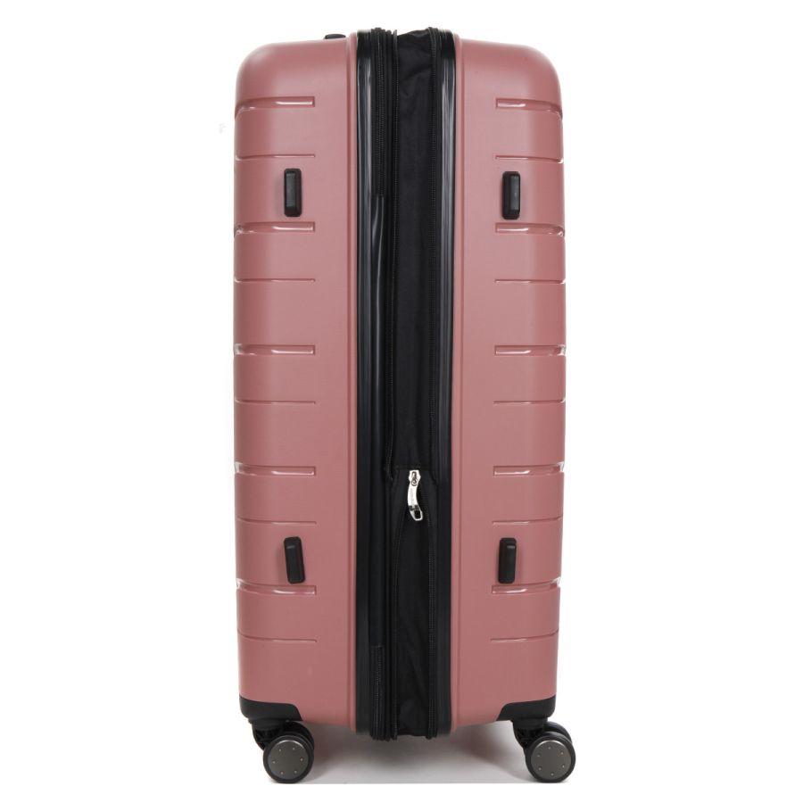 Чемодан большой L полипропилен Worldline Airtex 282 109л 74×47×30см Розовое золото