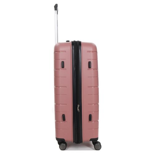 Чемодан большой L полипропилен Worldline Airtex 282 109л 74×47×30см Розовое золото