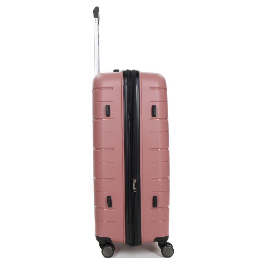 Чемодан большой L полипропилен Worldline Airtex 282 109л 74×47×30см Розовое золото