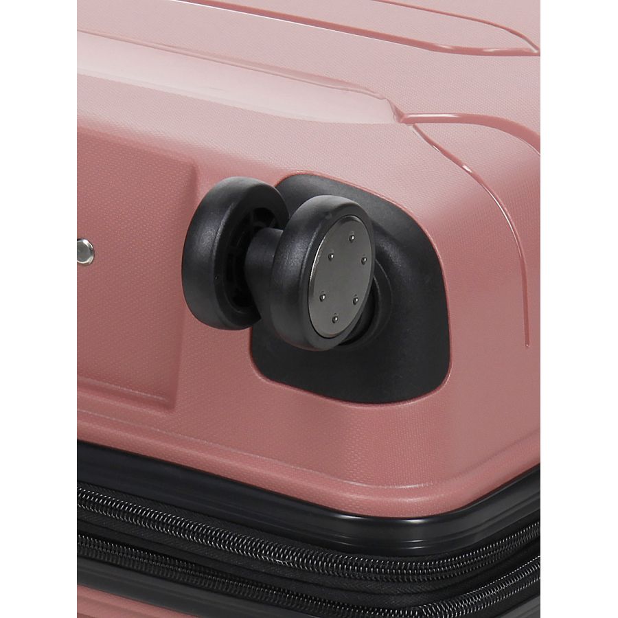 Чемодан средний M полипропилен Worldline Airtex 282 74л 64×41×26см Розовое золото