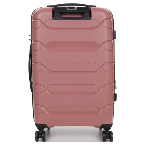Чемодан средний M полипропилен Worldline Airtex 282 74л 64×41×26см Розовое золото