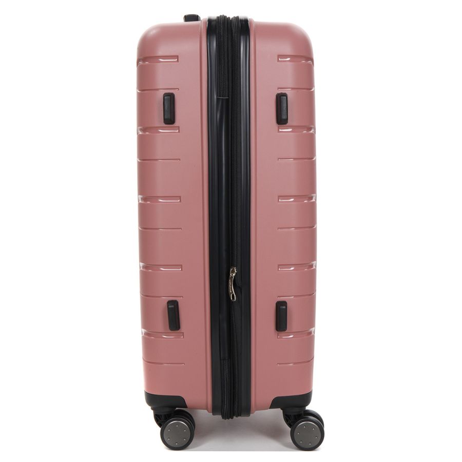 Чемодан средний M полипропилен Worldline Airtex 282 74л 64×41×26см Розовое золото