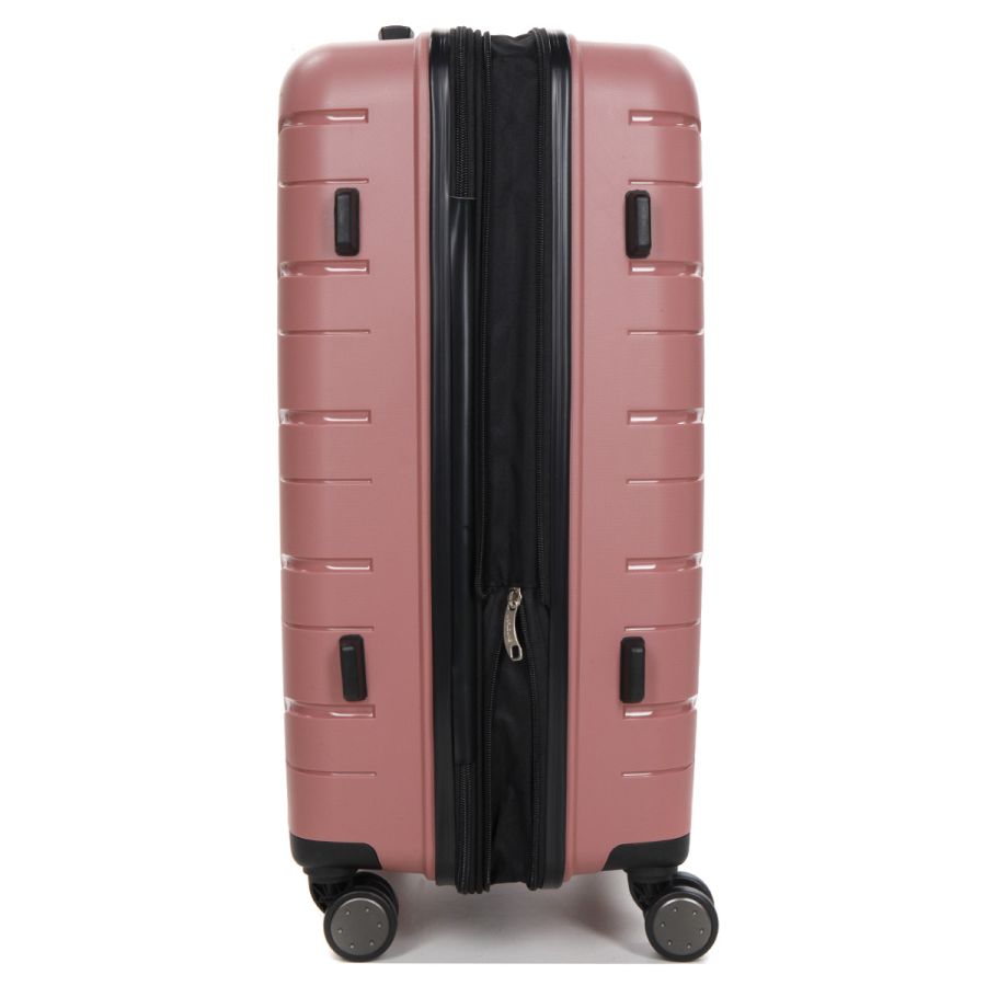 Чемодан средний M полипропилен Worldline Airtex 282 74л 64×41×26см Розовое золото