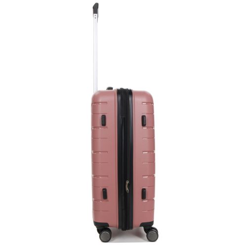 Чемодан средний M полипропилен Worldline Airtex 282 74л 64×41×26см Розовое золото