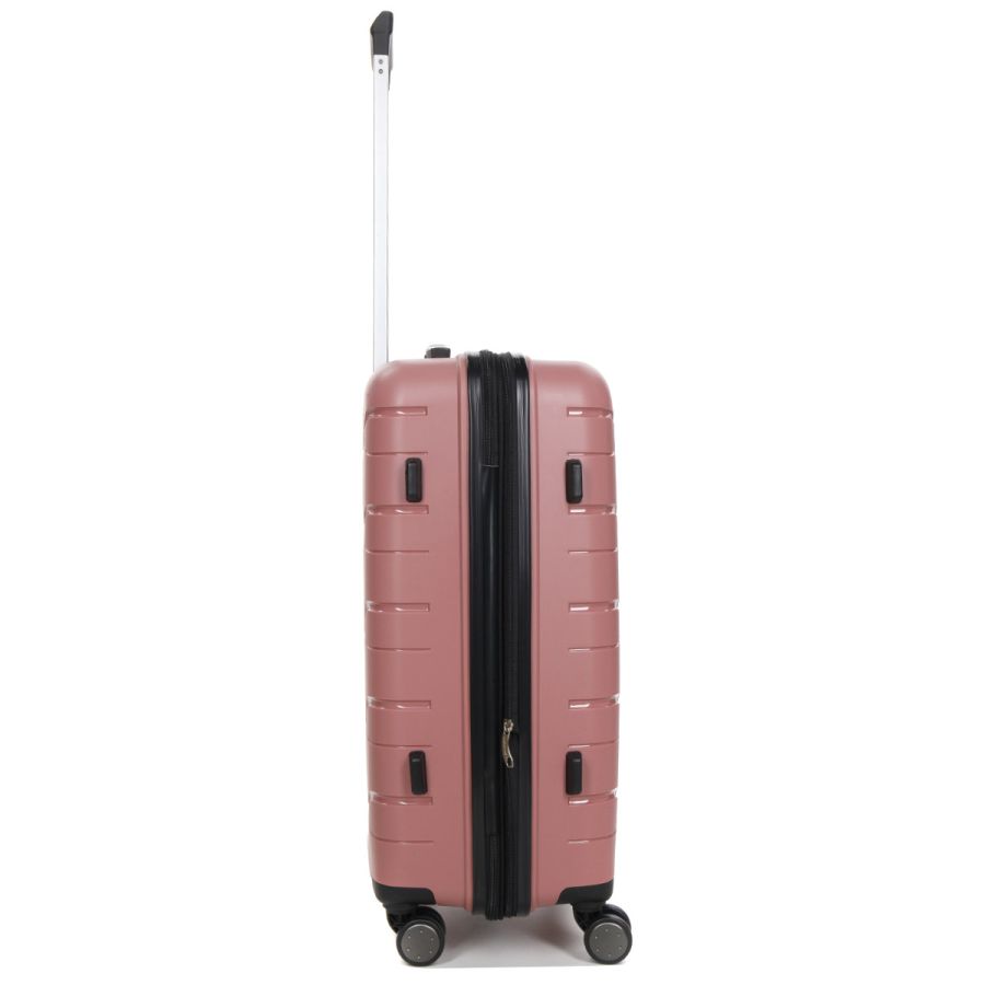 Чемодан средний M полипропилен Worldline Airtex 282 74л 64×41×26см Розовое золото