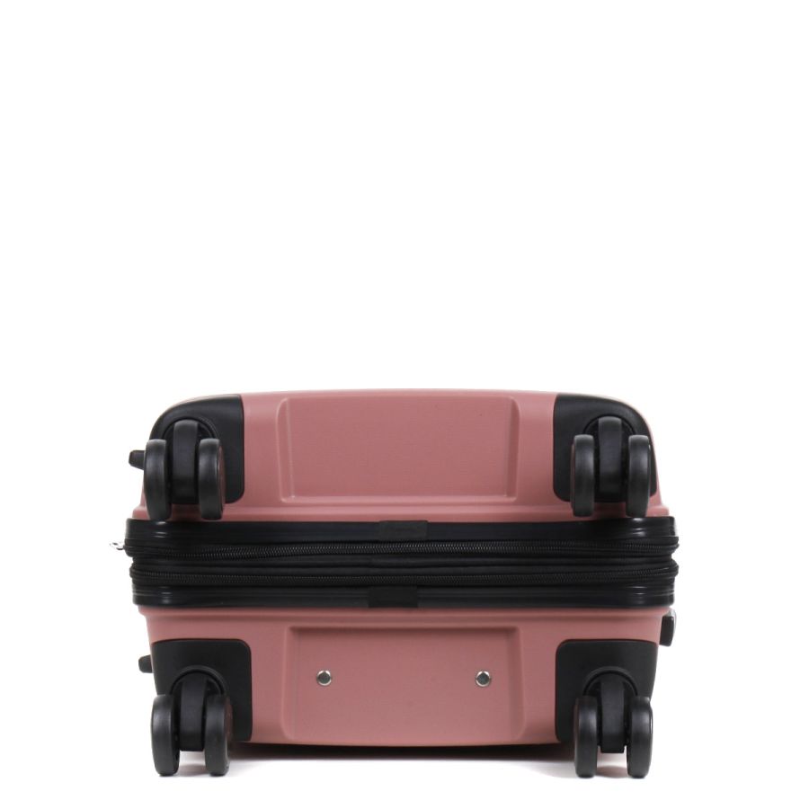 Чемодан маленький S полипропилен Worldline Airtex 282 46л 54×36×23см Розовое золото