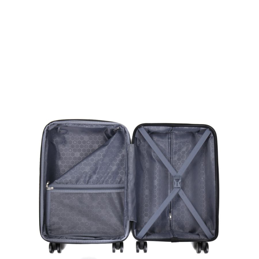 Чемодан маленький S полипропилен Worldline Airtex 282 46л 54×36×23см Розовое золото