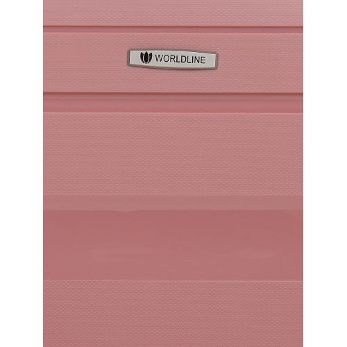 Чемодан маленький S полипропилен Worldline Airtex 282 46л 54×36×23см Розовое золото