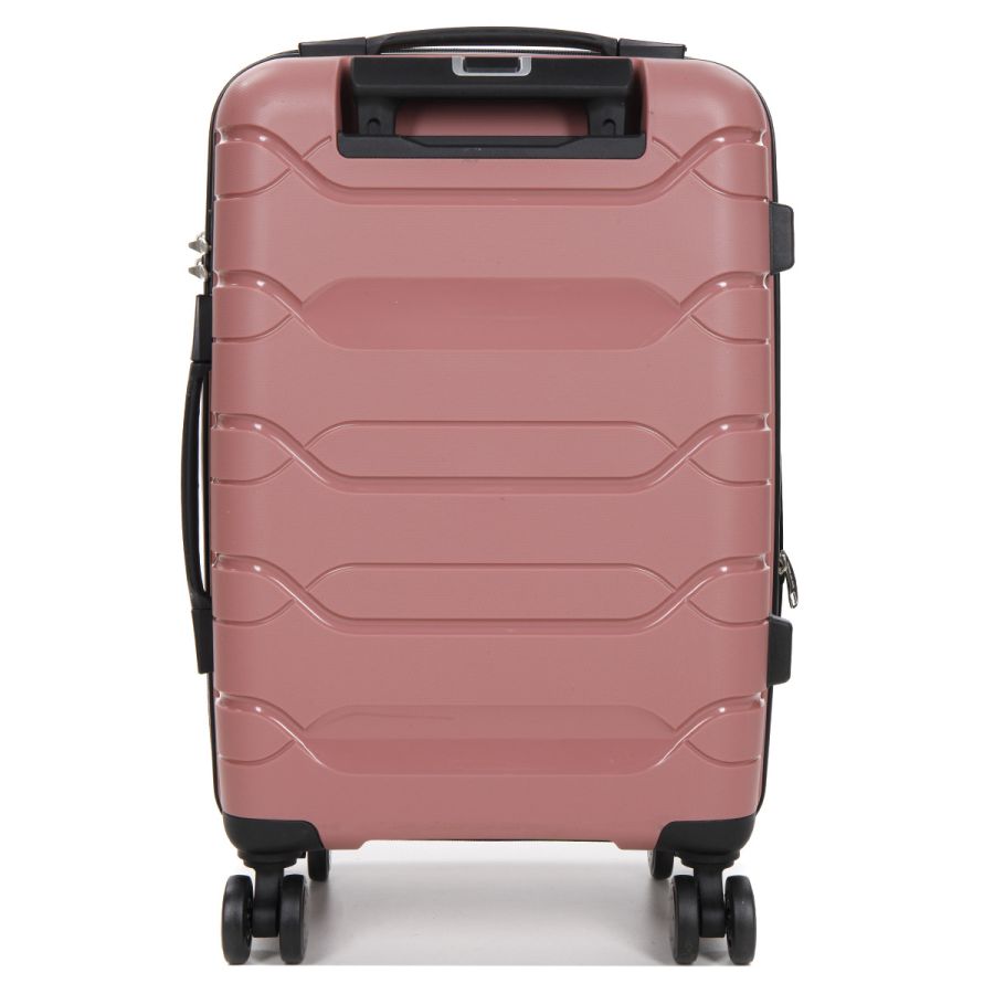Чемодан маленький S полипропилен Worldline Airtex 282 46л 54×36×23см Розовое золото