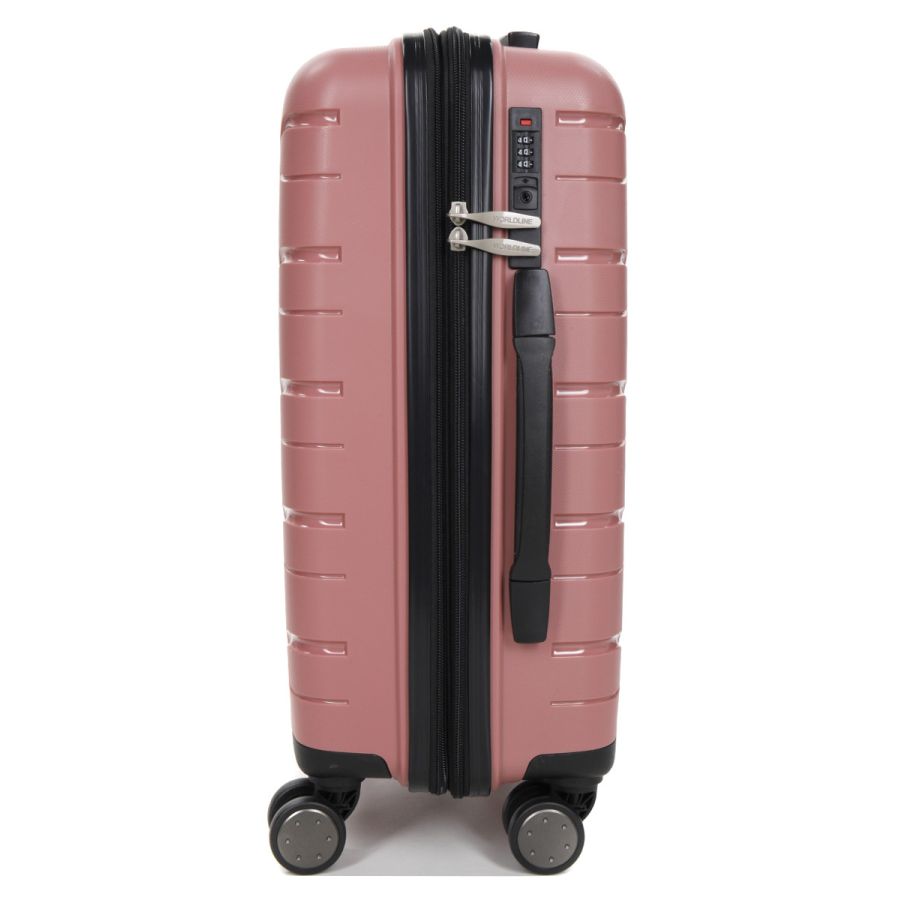 Чемодан маленький S полипропилен Worldline Airtex 282 46л 54×36×23см Розовое золото