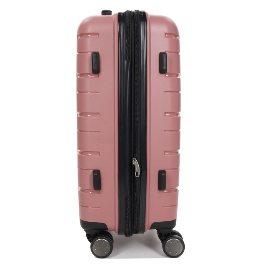Чемодан маленький S полипропилен Worldline Airtex 282 46л 54×36×23см Розовое золото