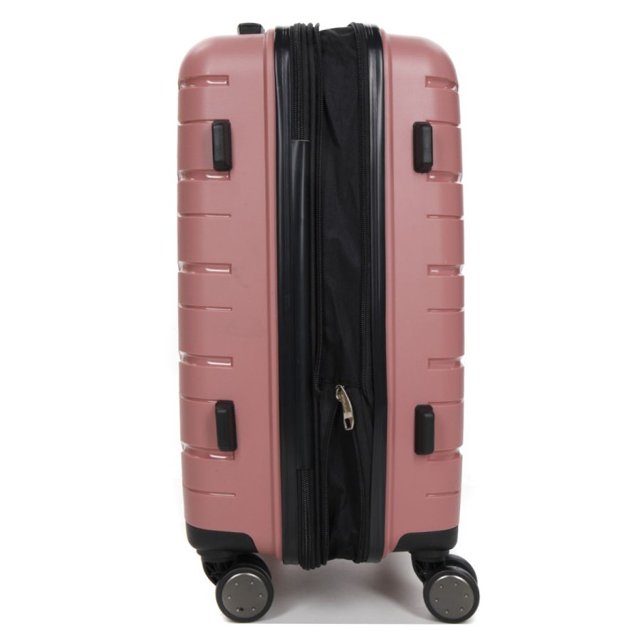Чемодан маленький S полипропилен Worldline Airtex 282 46л 54×36×23см Розовое золото