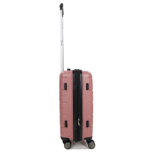 Чемодан маленький S полипропилен Worldline Airtex 282 46л 54×36×23см Розовое золото