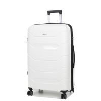 Чемодан большой L полипропилен Worldline Airteх 282 109л 74×47×30см Белый