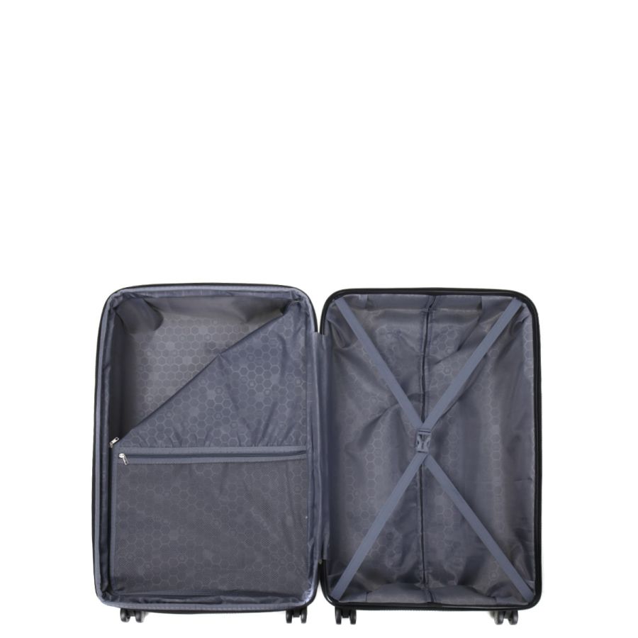 Чемодан большой L полипропилен Worldline Airtex 282 109л 74×47×30см Белый