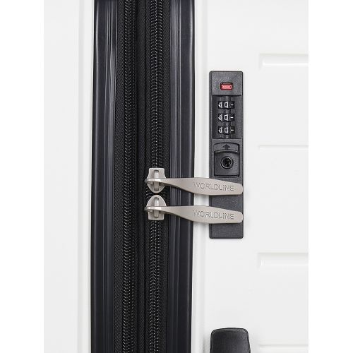Чемодан большой L полипропилен Worldline Airtex 282 109л 74×47×30см Белый